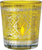 Chartreuse Green & Silver Sarah Glass Candle Holder - PaperLanternStore.com - Paper Lanterns, Decor, Party Lights & More