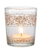 Clear Naina Painted Glass Candle Holder - PaperLanternStore.com - Paper Lanterns, Decor, Party Lights & More