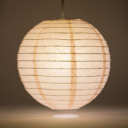 36" Rose Quartz Pink Jumbo Round Paper Lantern, Even Ribbing, Chinese Hanging Wedding & Party Decoration - PaperLanternStore.com - Paper Lanterns, Decor, Party Lights & More