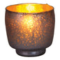 Charcoal Grey Kebi Luxe Glass Candle Holder - PaperLanternStore.com - Paper Lanterns, Decor, Party Lights & More