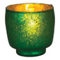Emerald Green Kebi Luxe Glass Candle Holder - PaperLanternStore.com - Paper Lanterns, Decor, Party Lights & More