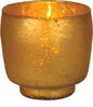 Gold Kebi Luxe Glass Candle Holder - PaperLanternStore.com - Paper Lanterns, Decor, Party Lights & More