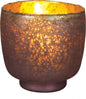 Charcoal Grey Omorose Luxe Glass Candle Holder - PaperLanternStore.com - Paper Lanterns, Decor, Party Lights & More