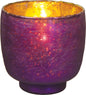 Plum Purple Omorose Luxe Glass Candle Holder - PaperLanternStore.com - Paper Lanterns, Decor, Party Lights & More