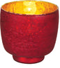 Red Omorose Luxe Glass Candle Holder - PaperLanternStore.com - Paper Lanterns, Decor, Party Lights & More