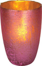 Fuchsia Pink Salama Luxe Glass Medium Candle Holder - PaperLanternStore.com - Paper Lanterns, Decor, Party Lights & More