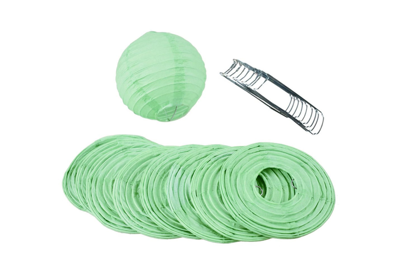 4" Even Ribbing Paper Lanterns (10-Pack) - Various Colors Available - PaperLanternStore.com - Paper Lanterns, Decor, Party Lights & More