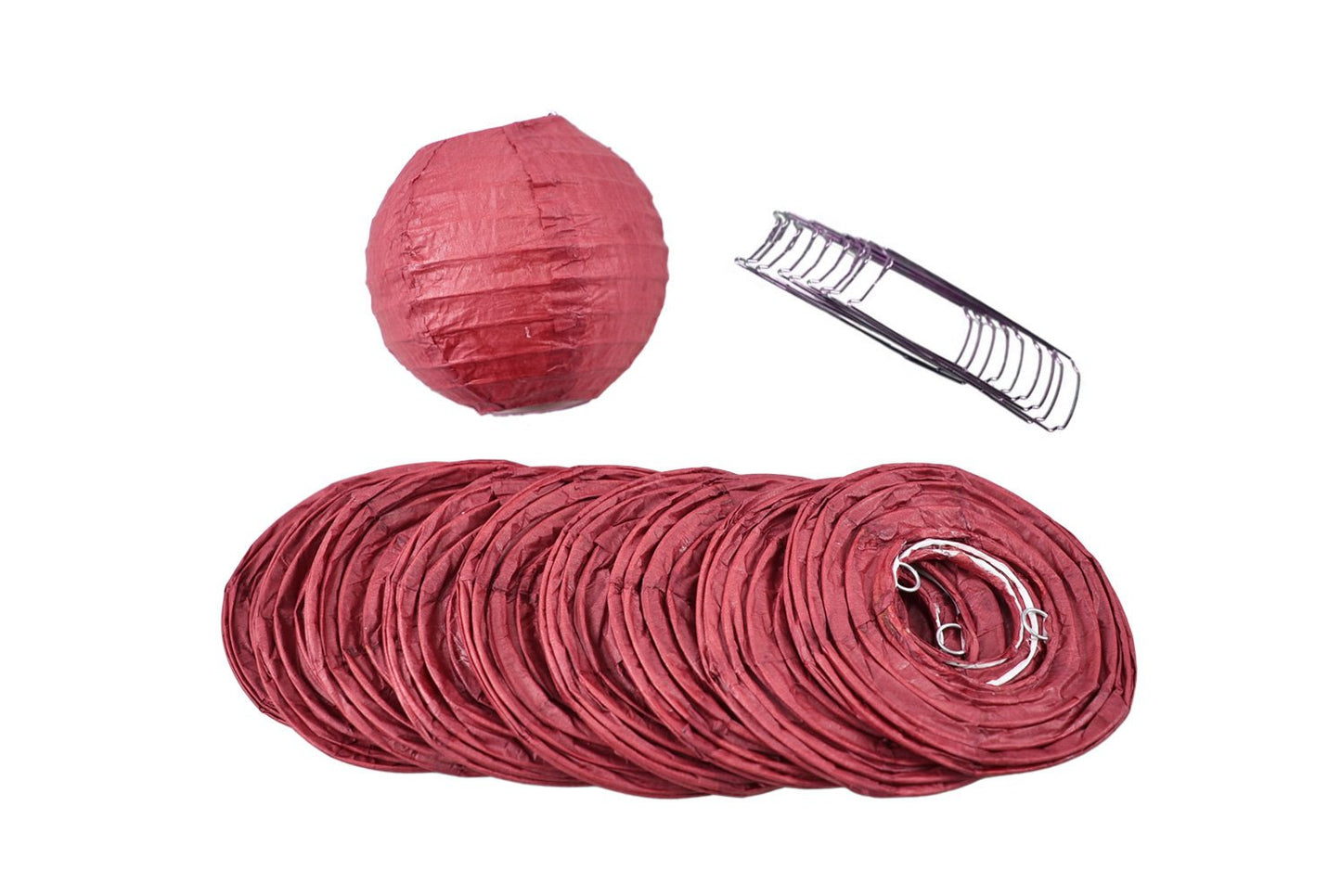 4" Even Ribbing Paper Lanterns (10-Pack) - Various Colors Available - PaperLanternStore.com - Paper Lanterns, Decor, Party Lights & More