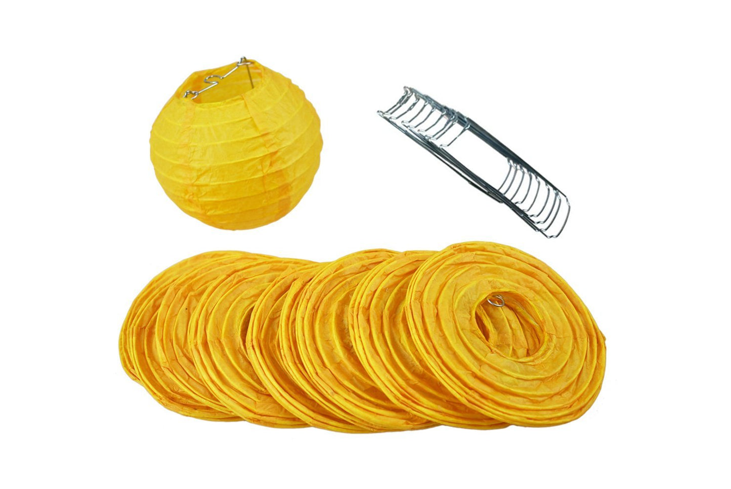 4" Even Ribbing Paper Lanterns (10-Pack) - Various Colors Available - PaperLanternStore.com - Paper Lanterns, Decor, Party Lights & More