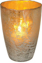 Silver Nubiti Luxe Glass Large Candle Holder - PaperLanternStore.com - Paper Lanterns, Decor, Party Lights & More