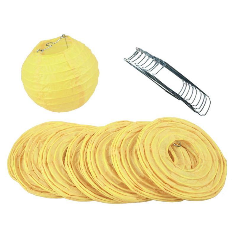 4" Even Ribbing Paper Lanterns (10-Pack) - Various Colors Available - PaperLanternStore.com - Paper Lanterns, Decor, Party Lights & More