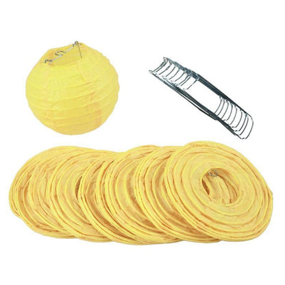 4" Even Ribbing Paper Lanterns (10-Pack) - Various Colors Available - PaperLanternStore.com - Paper Lanterns, Decor, Party Lights & More