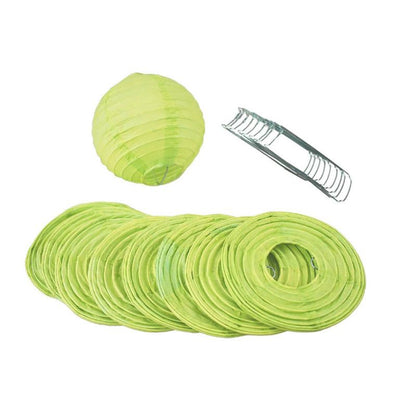 4" Even Ribbing Paper Lanterns (10-Pack) - Various Colors Available - PaperLanternStore.com - Paper Lanterns, Decor, Party Lights & More
