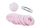4" Pink Round Paper Lantern, Even Ribbing, Hanging Decoration (10 PACK) - PaperLanternStore.com - Paper Lanterns, Decor, Party Lights & More