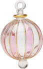 Watermelon Egyptian Hand Blown Glass Ball Ornament with Striped Design - PaperLanternStore.com - Paper Lanterns, Decor, Party Lights & More