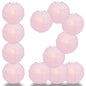 BULK PACK (12) 18" Pink Round Paper Lantern, Crisscross Ribbing, Chinese Hanging Wedding & Party Decoration - PaperLanternStore.com - Paper Lanterns, Decor, Party Lights & More