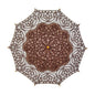 Chocolate Brown Battenburg Lace Parasol - PaperLanternStore.com - Paper Lanterns, Decor, Party Lights & More