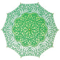 Kelly Green Battenburg Lace Parasol - PaperLanternStore.com - Paper Lanterns, Decor, Party Lights & More