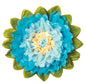 Medium Turquoise Blue 10 Inch Tissue Paper Flower - PaperLanternStore.com - Paper Lanterns, Decor, Party Lights & More