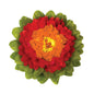 Medium Red 10 Inch Tissue Paper Flower - PaperLanternStore.com - Paper Lanterns, Decor, Party Lights & More