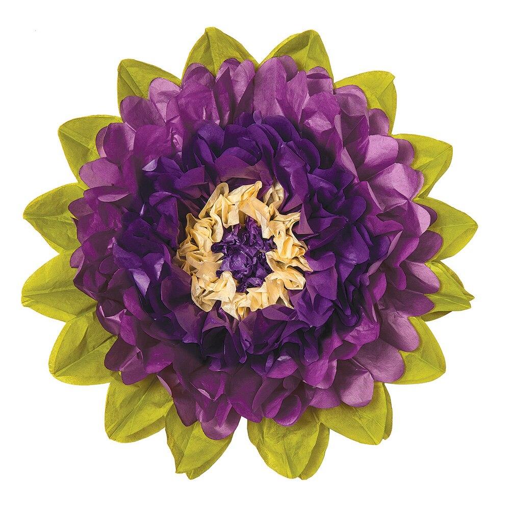 Giant Petunia Purple 24 Inch Tissue Paper Flower - PaperLanternStore.com - Paper Lanterns, Decor, Party Lights & More