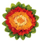Large Mango Orange 15 Inch Tissue Paper Flower - PaperLanternStore.com - Paper Lanterns, Decor, Party Lights & More