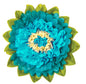 Medium Teal Green 10 Inch Tissue Paper Flower - PaperLanternStore.com - Paper Lanterns, Decor, Party Lights & More