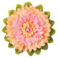 Medium Pink 10 Inch Tissue Paper Flower - PaperLanternStore.com - Paper Lanterns, Decor, Party Lights & More