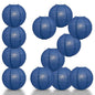 BULK PACK (12) 18" Navy Blue Round Paper Lantern, Even Ribbing, Chinese Hanging Wedding & Party Decoration - PaperLanternStore.com - Paper Lanterns, Decor, Party Lights & More