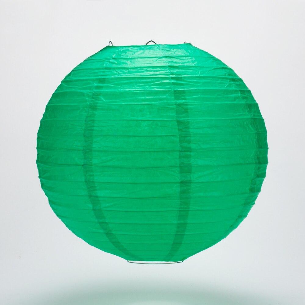 28" Arcadia Teal Jumbo Round Paper Lantern, Even Ribbing, Chinese Hanging Wedding & Party Decoration - PaperLanternStore.com - Paper Lanterns, Decor, Party Lights & More