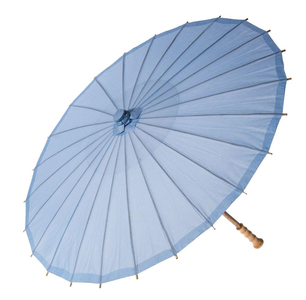 Periwinkle Blue 32 Inch Premium Paper Parasol - PaperLanternStore.com - Paper Lanterns, Decor, Party Lights & More