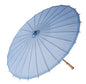 Periwinkle Blue 32 Inch Premium Paper Parasol - PaperLanternStore.com - Paper Lanterns, Decor, Party Lights & More
