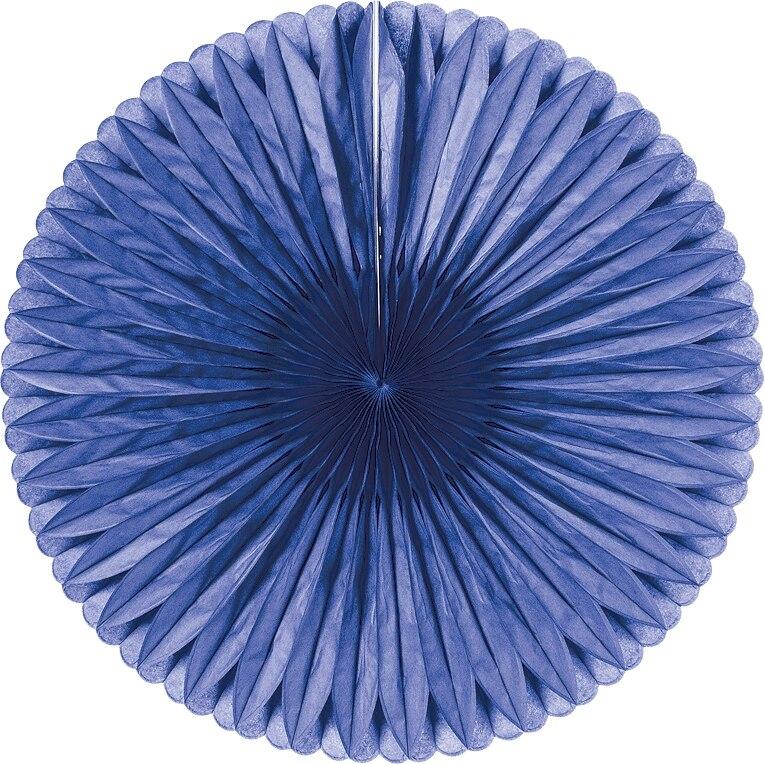 Cobalt Blue 14 Inch Honeycomb Paper Flower - PaperLanternStore.com - Paper Lanterns, Decor, Party Lights & More