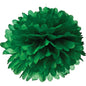 Kelly Green 10 Inch Tissue Paper Flower Pom Pom - PaperLanternStore.com - Paper Lanterns, Decor, Party Lights & More