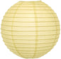 BULK PACK (12) 20" Lemon Yellow Chiffon Round Paper Lantern, Even Ribbing, Chinese Hanging Wedding & Party Decoration - PaperLanternStore.com - Paper Lanterns, Decor, Party Lights & More