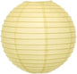 BULK PACK (6) 42" Lemon Yellow Chiffon Round Paper Lantern, Even Ribbing, Chinese Hanging Wedding & Party Decoration - PaperLanternStore.com - Paper Lanterns, Decor, Party Lights & More