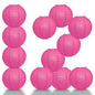 BULK PACK (12) 24" Fuchsia / Hot Pink Round Paper Lantern, Even Ribbing, Chinese Hanging Wedding & Party Decoration - PaperLanternStore.com - Paper Lanterns, Decor, Party Lights & More