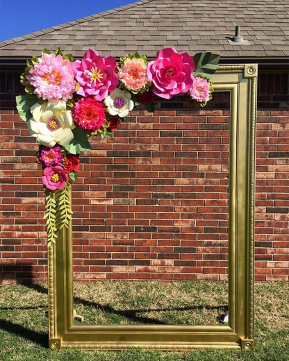 8-Inch Pink Rose Foam Flower Backdrop Wall Decor, 3D Premade (4-PACK)  for Weddings, Photo Shoots, Birthday Parties and more - PaperLanternStore.com - Paper Lanterns, Decor, Party Lights & More