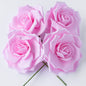 8-Inch Pink Rose Foam Flower Backdrop Wall Decor, 3D Premade (4-PACK)  for Weddings, Photo Shoots, Birthday Parties and more - PaperLanternStore.com - Paper Lanterns, Decor, Party Lights & More