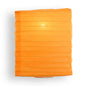 Orange Hako Paper Lantern (8 inch x 10 inch)