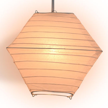 8 Inch White Pagoda 2 Unique Shaped Paper Lantern, 8 Inch x 7 Inch - PaperLanternStore.com - Paper Lanterns, Decor, Party Lights & More