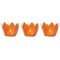 Mango Orange & Gold Hani Small Capiz Lotus Candle Holder Set - PaperLanternStore.com - Paper Lanterns, Decor, Party Lights & More