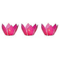 Fuchsia Pink & Silver Hani Small Capiz Lotus Candle Holder Set of 3 - PaperLanternStore.com - Paper Lanterns, Decor, Party Lights & More