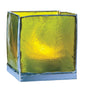 Grass Green & Silver Luana Capiz Square Candle Holder - PaperLanternStore.com - Paper Lanterns, Decor, Party Lights & More