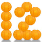 BULK PACK (12) 24" Orange Round Paper Lantern, Even Ribbing, Chinese Hanging Wedding & Party Decoration - PaperLanternStore.com - Paper Lanterns, Decor, Party Lights & More