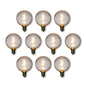 10-Pack Warm White .5-Watt LED G50 Globe Light Bulb, Shatterproof, E12 Candelabra Base
