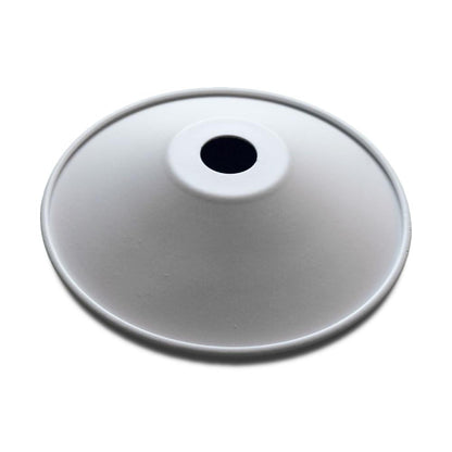 Classic Metal Patio Metal Light Bulb Shade for Outdoor Commercial String Lights, E12, White - PaperLanternStore.com - Paper Lanterns, Decor, Party Lights & More