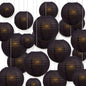 Ultimate 20pc Black Paper Lantern Party Pack - Assorted Sizes of 6, 8, 10, 12 for Weddings, Birthday, Events and Decor