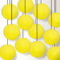 BULK PACK (12) 28" Yellow Jumbo Round Paper Lantern, Even Ribbing, Chinese Hanging Wedding & Party Decoration