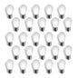 25-Pack Cool White LED Filament S14 Shatterproof Light Bulb, Dimmable, 2W,  E26 Medium Base
